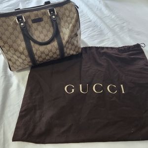 Gucci Boston Leather Handbag